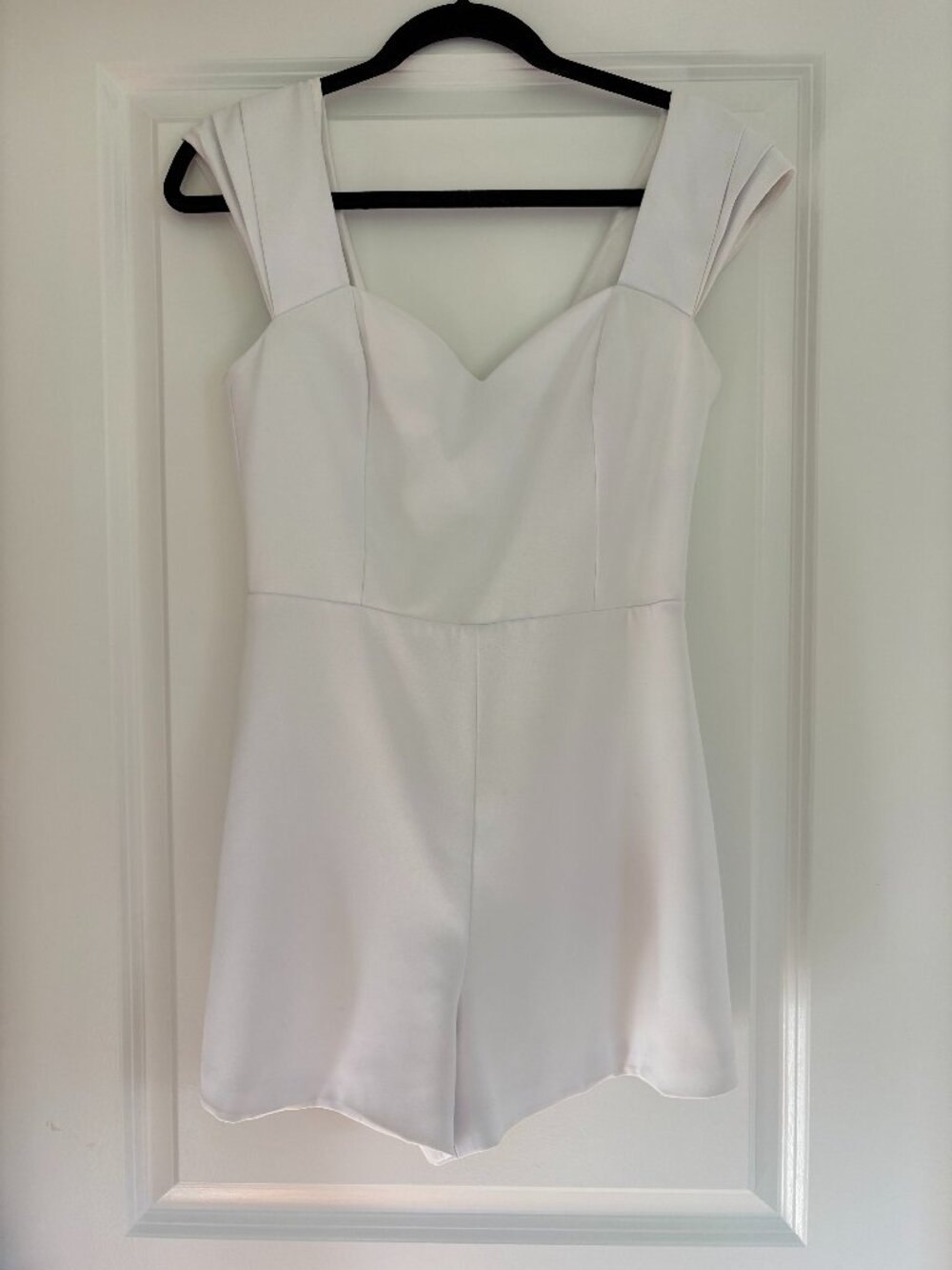 Alice & Olivia White Romper